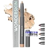 Wonderskin IYKYK Eyeshadow Stick - Longwear Eye Shadow Sticks, Budge-Proof & Waterproof Shimmer Eyeshadow Stick with Built-in Sharpener (Champagne)