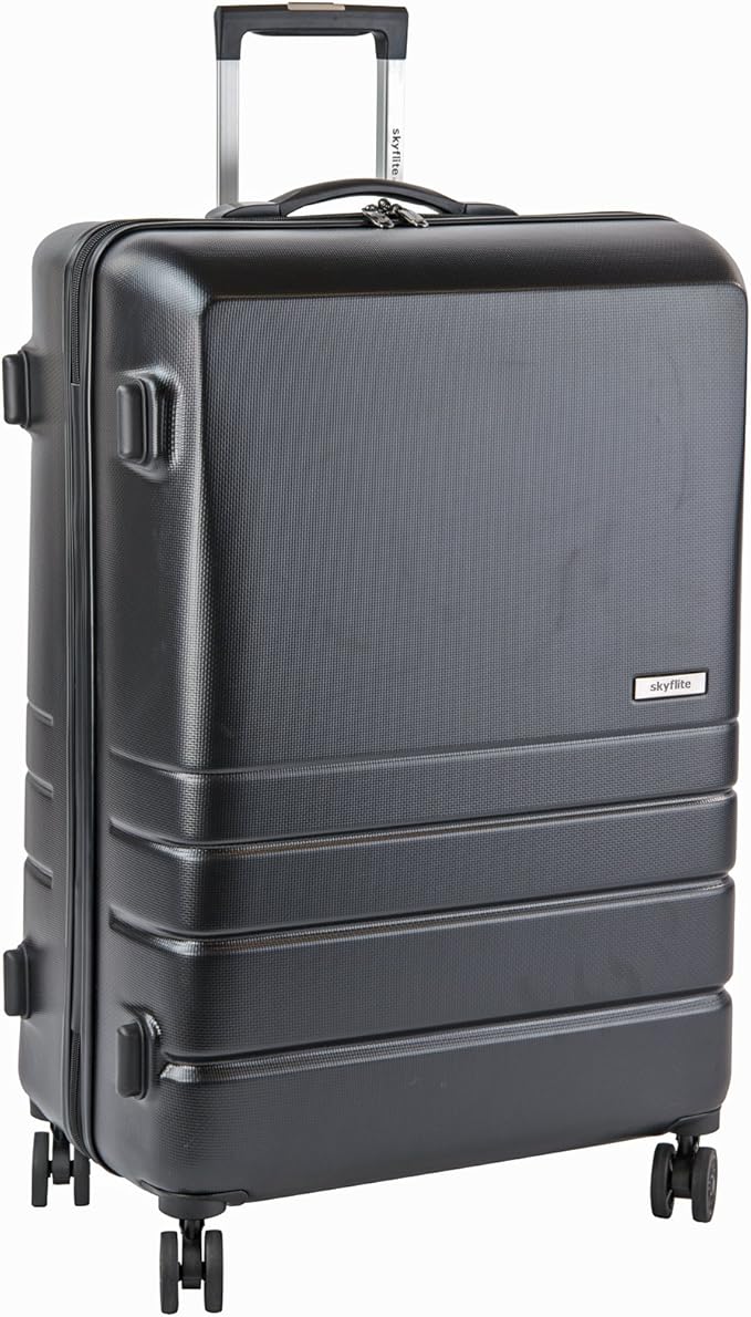 Skyflite Encore 4 Wheel Hardshell Suitcase/Luggage (Large, Charcoal