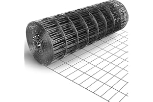 48"X50' Hardware Cloth with 2"X3" Mesh, 16 Gauge Sturdy Wire Fence, Thick PVC Coated Rust-Resistant, Good for Chicken Coop, C