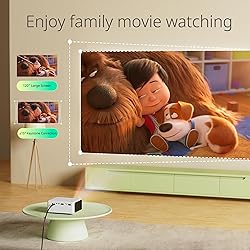 YOTON Mini Projector, Portable Phone Projector