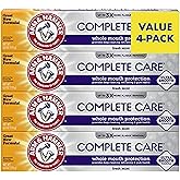 ARM & HAMMER Complete Care Toothpaste, Teeth Whitening Toothpaste with Baking Soda, Fluoride, Whole Mouth Protection, Fresh M