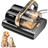 HEAPETS Mattress Vacuum Cleaner, 16kPa Bed Vacuum with Dual Roller Brushes | For Pet Hair, 275nm UV-C Light, 149&deg;F Hot Air, Ultrasonic Technology, H13 HEPA Filter, Dual Dust Cups, 16.4 ft Cord
