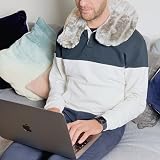 Revitale Fur Neck & Shoulder Hot Water Bottle Slate Grey BS1970 2012 view 7