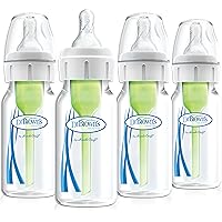 Dr. Brown's Options+ Baby Bottle, 4 Ounce (Pack of 4)