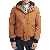 Levi's Men's Soft Shell Sherpa Lined Hooded Bomber Jacket