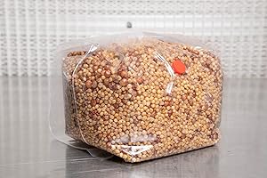 FRESH CULTIVATORS Premium Grain Spawn | Sterilized Mushroom Spawn for Massive Yields in Monotubs and Blocks | 1, 2, 3 lb Sizes | Injection Port, 0.2 Micron Filter, 10mm Seal (3 Pounds, 1 Bag)