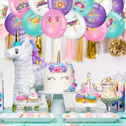 Unicorn Baby Shower Table Decorations Rainbow Table Skirt For Baby