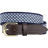 vineyard vines Boys Vineyard Whale Canvas Club Belt