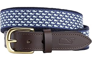 vineyard vines Boys Vineyard Whale Canvas Club Belt