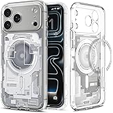 Spigen Ultra Hybrid MagFit Direct Digital Printing Case for iPhone 17 Pro Max [Custom Design][Compatible with Magsafe] - Zero One White