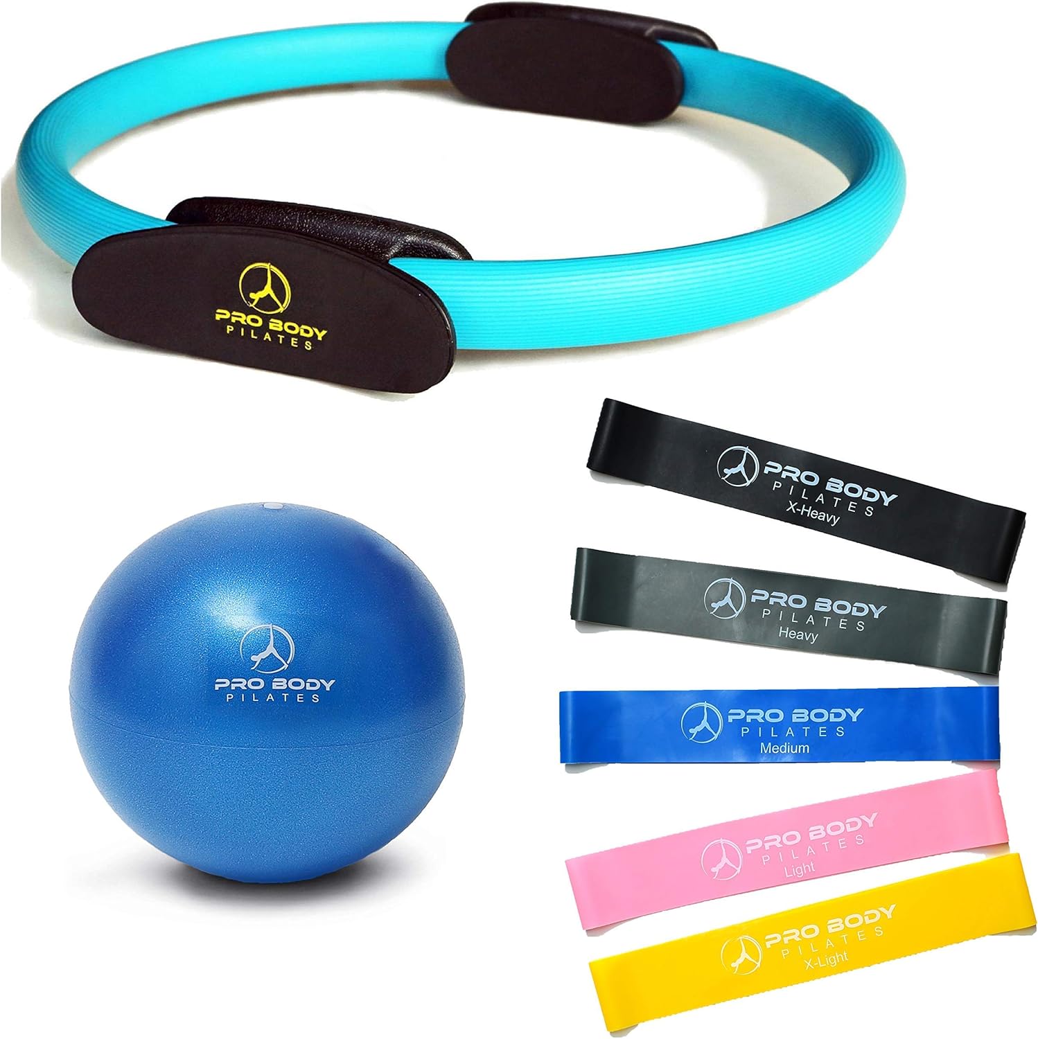 Barre Magic Circle Mini Exercise Ball and Resistance Bands Barre Magic Circle Mini Exercise Ball and Resistance Bands