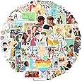 Heartstoppe Stickers for Adult,DIY Decoration，Hot TV Series Heartstopper,Cartoon Stickers Cartoon Vinyl Waterproof Stickers for Phone Water Bottle