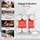 Price's Maxi Tealights 12 Pack Unscented 10 Hour Burn Time White Wax view 4