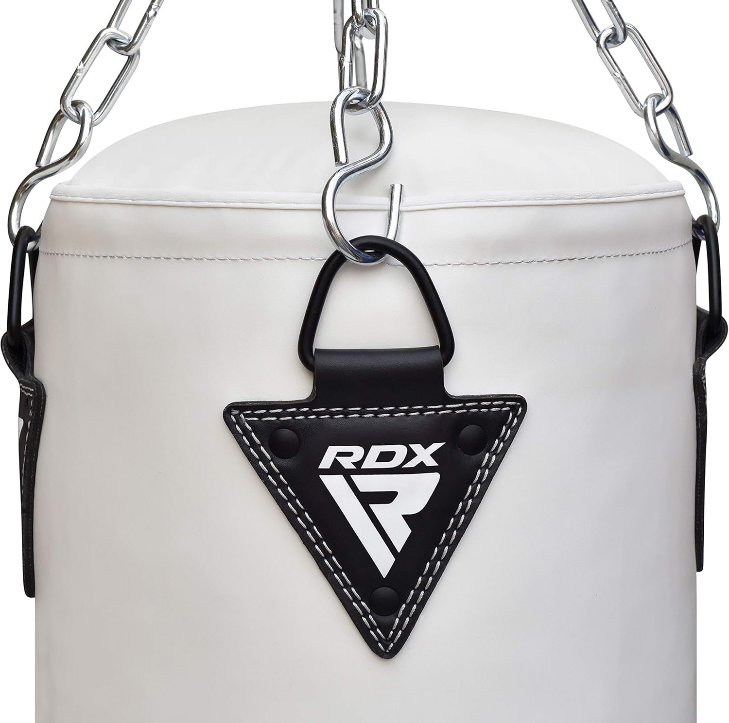 RDX Punching Bag UNFILLED Set Muay Thai Training Gloves with Punch Mitts Hanging Chain Ceiling Hook, Ideal for MMA, Kick Boxing, Martial Arts, 4PC Available in 4FT 5FT : Sports & Outdoors