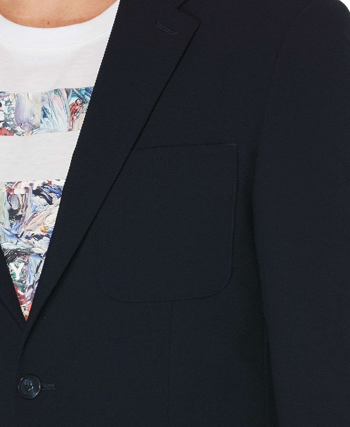 Perry Ellis Men's Slim Fit Textured Stretch Jacket at  Men’s Clothing store
