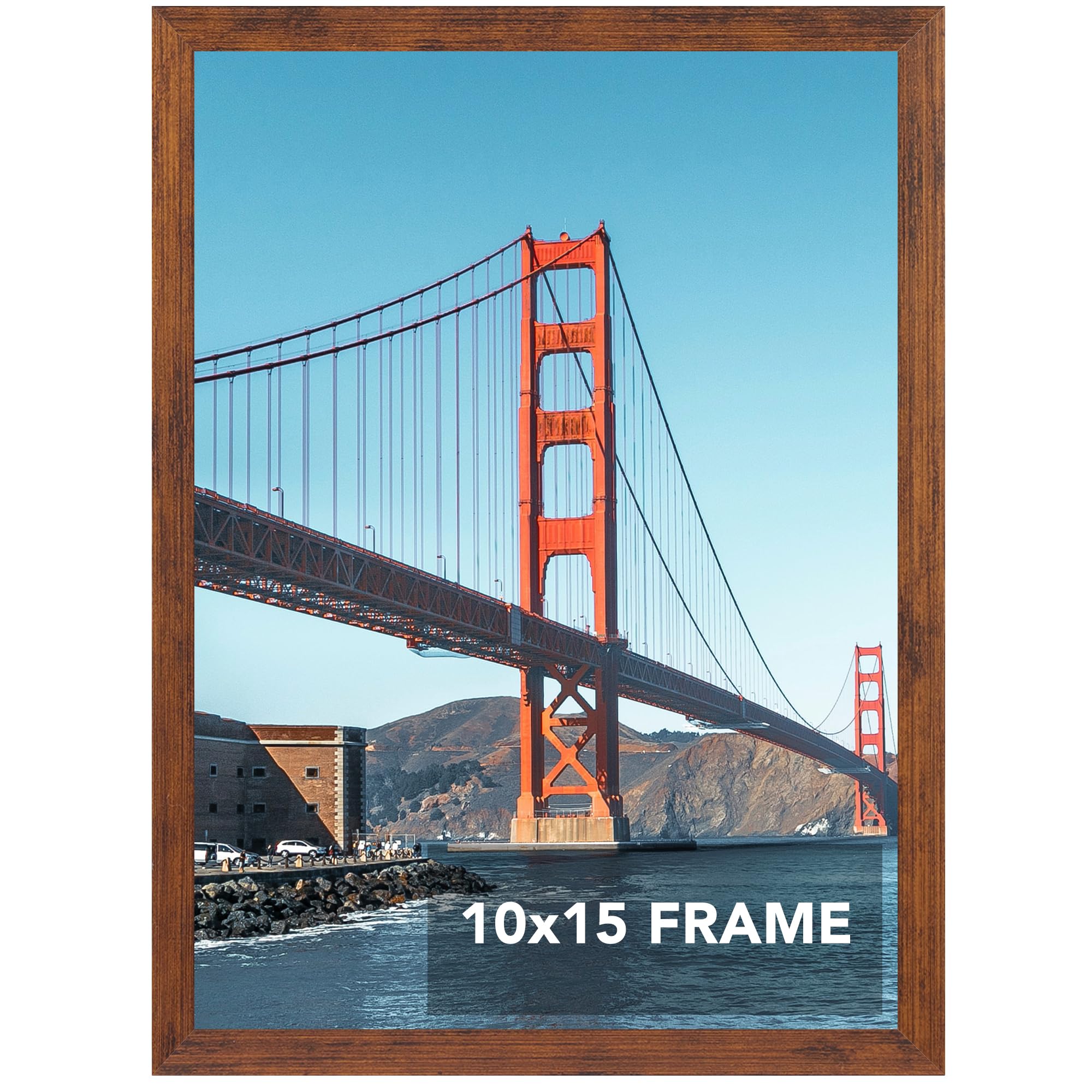 Photo 1 of OMISHE 10x15 inch Picture Frame Bronze for Wall Hanging, 10 x 15 Frame Wall Gallery Photo Frame, Bronze