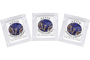 NATURAL PROBIOTIC SELECTION Kefir Starter Culture - Pack of 3 Freeze Dried Sachets (3)