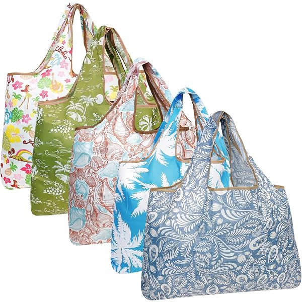 Borsa Pieghevole AllyDrew In Nylon Piccola - Riutilizzabile Per Spesa, Shopping E Viaggi, Portata 20 Kg, Impermeabile, Unisex Adulto (35,6x38,1 Cm)