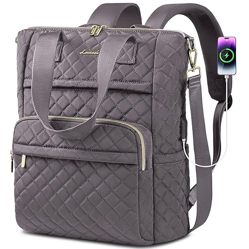 LOVEVOOK Laptop Backpack for Women inch,Diamond Quilted
