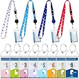 12 Pack Cruise Lanyards for Ship Card Retractable