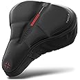 WITTKOP Bike Seat Cushion Made of Comfy Memory Foam I Bike seat Cover for Men & Women with Ergonomic 3-Zone-Concept I Bike Saddle Cover, for peleton seat cushin, Bicycle seat Cushion