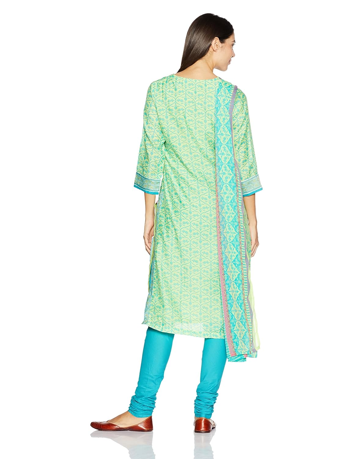 biba women's straight salwar suit
