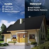 INMOZATA 18pc Asphalt Roof Shingles Self Adhesive 2.61sqm Black 100x33cm view 6