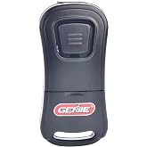 Genie Single-Button Garage Door Opener Intellicode Remote, Model G1T-BX | Dual-Frequency 315/390 MHz, Authentic 1-Button Control, Visor Clip Included, Sleek Compact Design, Fits Key Ring or Car Visor