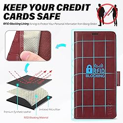 TUCCH Case Compatible with Galaxy S25 Ultra, Wallet