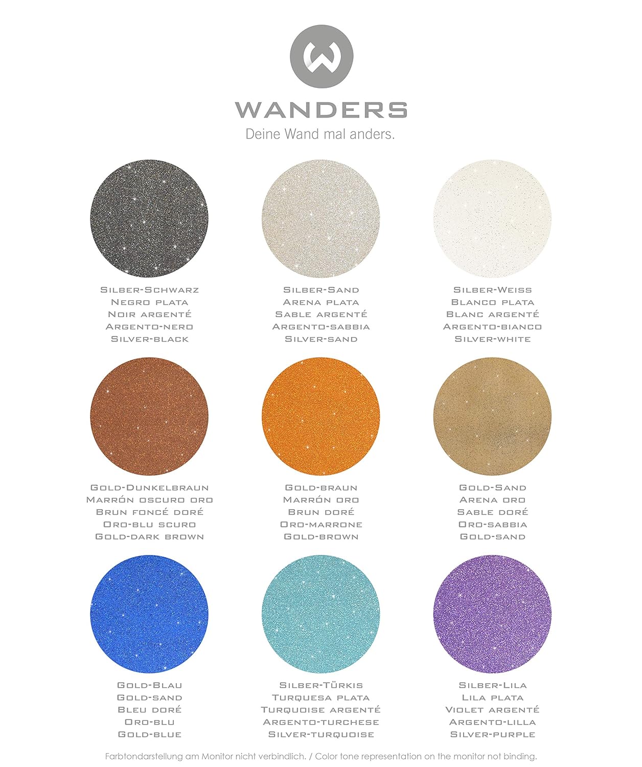 Glimmer Optik Wandfarbe Grau Mit Glitzer / Man könnte sich in den