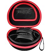 Headphone Case for Skullcandy Crusher/Hesh/Evo Wireless Over-Ear Bluetooth Earphones, for JLab JBuds Lux ANC, for TOZO HT3/HT2 Headphones and More Noise Cancelling Foldable Headset - Box Only (Black)
