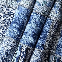 NEWLAKE Quilted Throw Blanket for Bed Couch