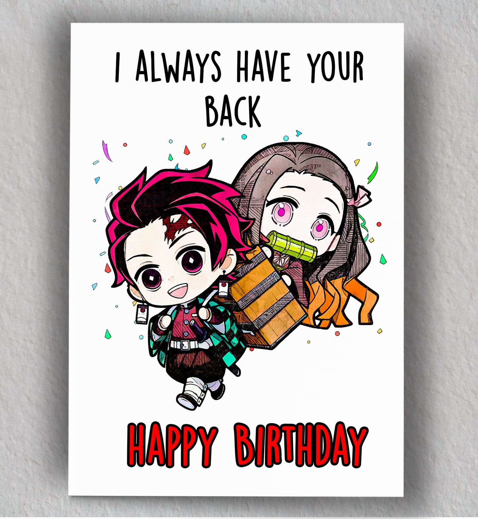 Mua I Always Got Your Back Birthday Card | Anime Greeting Card | Anime ...