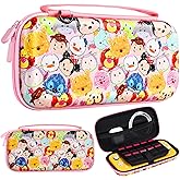 Xinocy for Nintendo Switch for Switch Lite Carrying Case - Cute Kawaii Design for Switch Lite Travel Cases Portable Storage Carry Protective Hard Shell for Women Girls Boys Teens, Cartoon