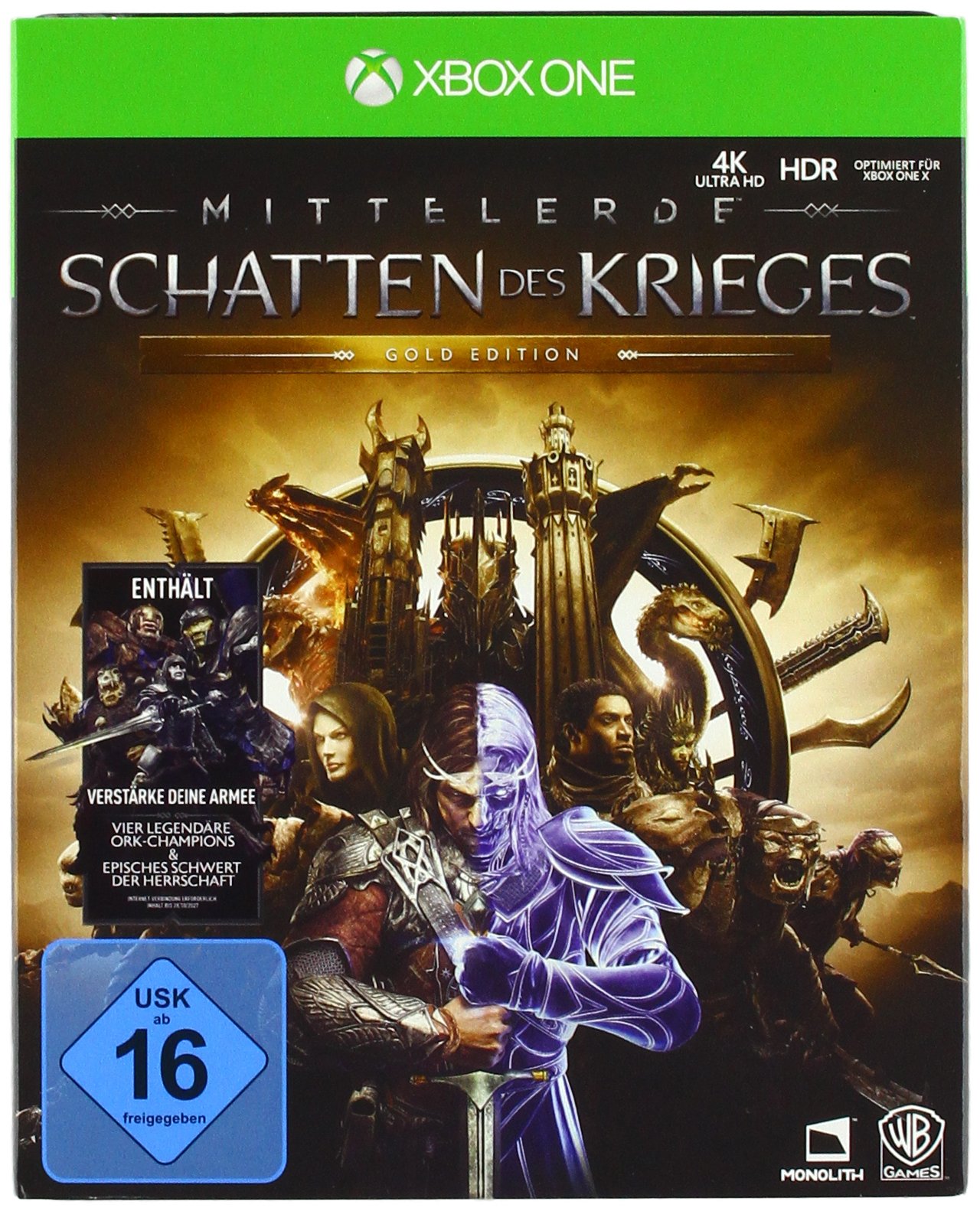 Warner Bros Interactive Mittelerde: Schatten Des Krieges - Gold Edition [Import Allemand]