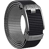 JUKMO Men's Reversible Ratchet Belt - 2 Styles in 1, No-Hole Adjustable Web Belt for Golf, Business & Everyday Wear