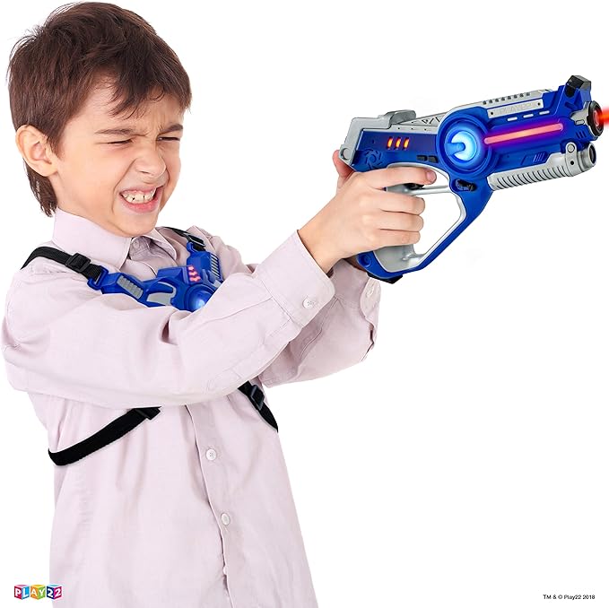 laser tag set with vest