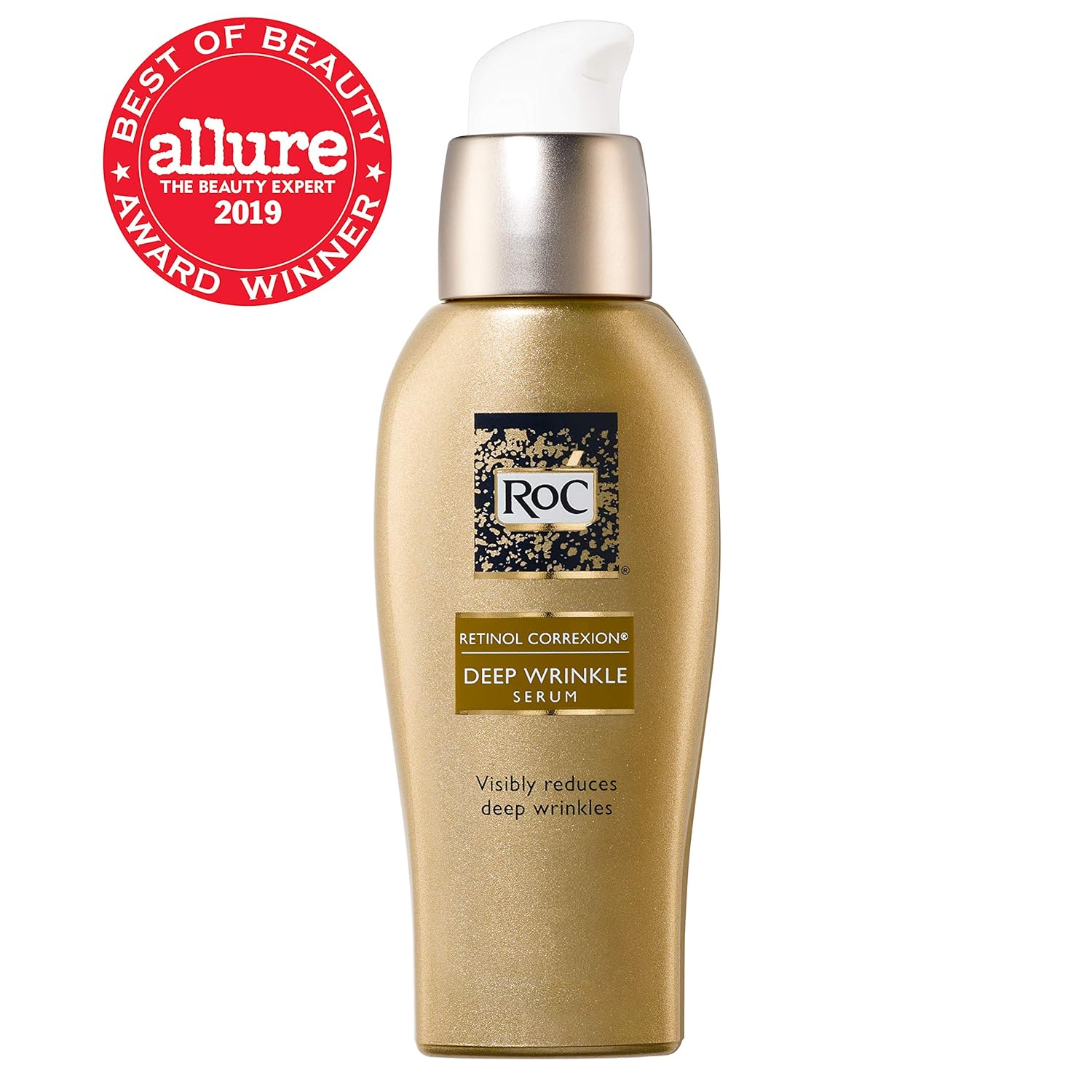 RoC Retinol Correxion Deep Wrinkle Facial Serum with Retinol, 1 Ounce: Beauty