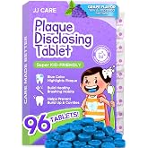 Disclosing Tablets for Teeth | Kids &amp; Adults Plaque | 96Pack Grape Flavor