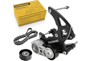 TENGBASE LS R4 AC Compressor Bracket Kit - High Mount Bracket for Chevrolet GMC SUV Truck Engines - LSX LS2 LS3 LS6 A/C Vortec - Triangles