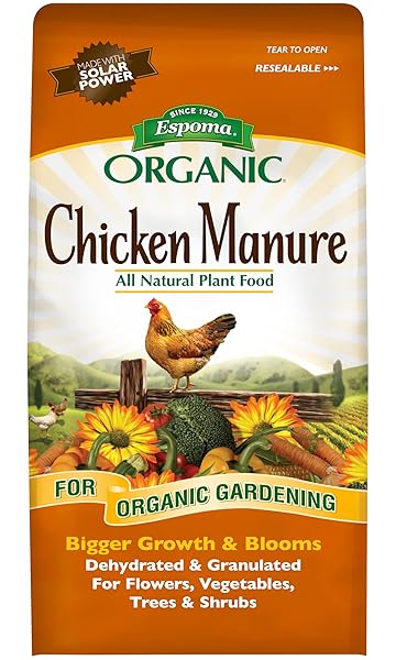 ESPOMA ORGANIC CHICKEN MANURE 3.75 LB. BAG. ALL...