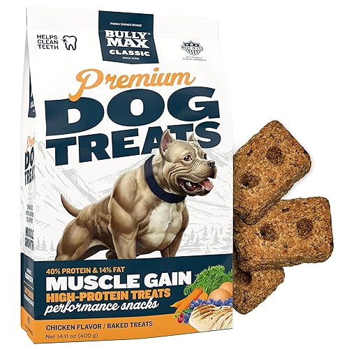Bully Max Premium High Protein Dog Treats for Puppy Adult Dogs