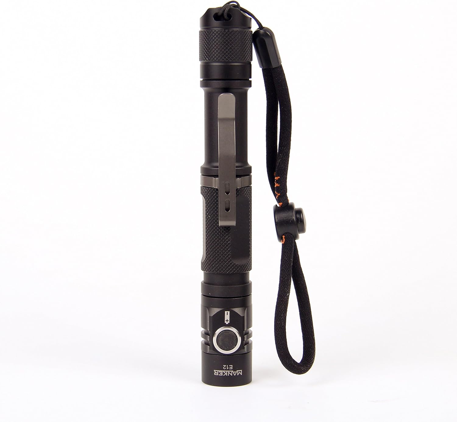 MANKER E12 Best 2 AA Flashlight 650 Lumens CREE XP-L V5 LED Tactical Torch (Neutral White): Sports & Outdoors