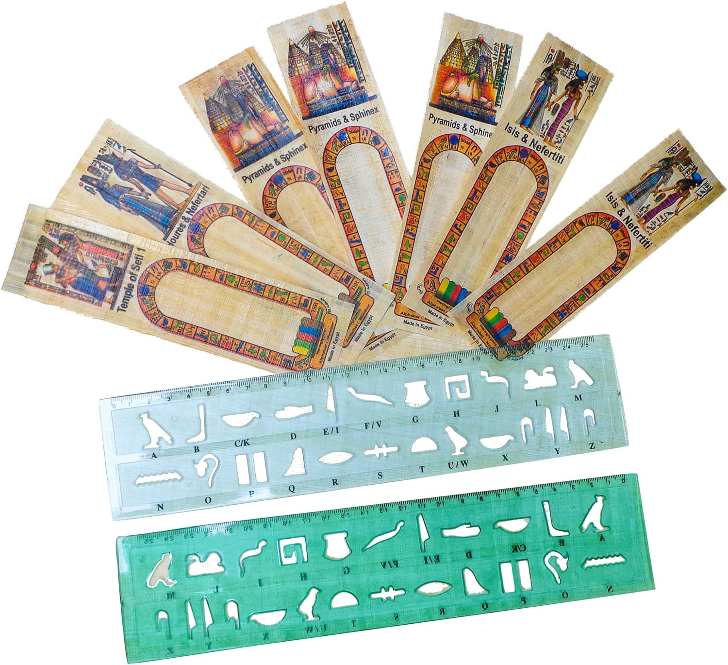 amazoncom 10 egyptian pharaoh papyrus blank bookmarks