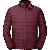 MAGCOMSEN Men's Puffer Jacket Lightweight Warm Winter Coats Water Repellent Windproof Insulated Jacket
