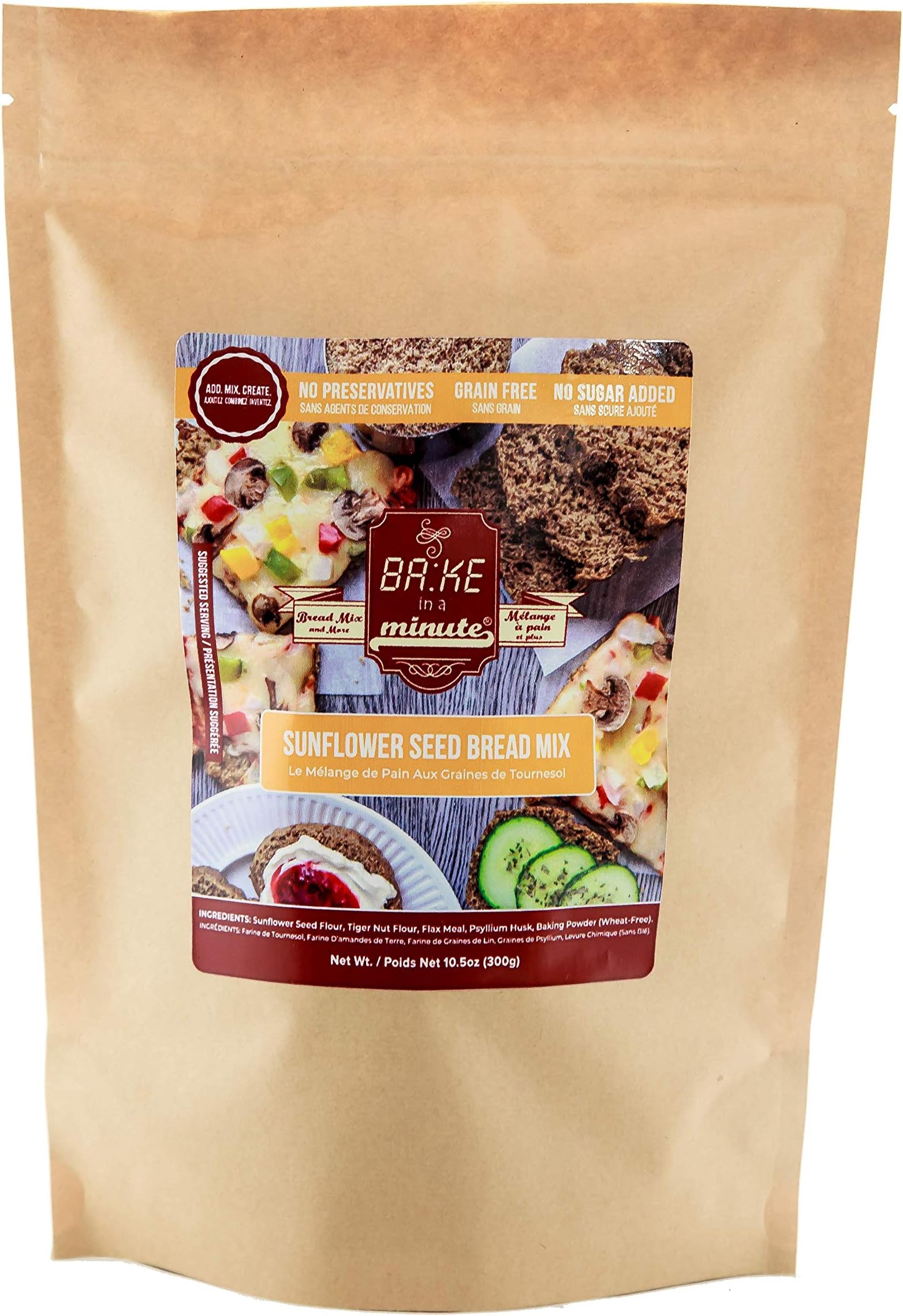 Bake In A Minute - Sunflower Seed Bread Mix