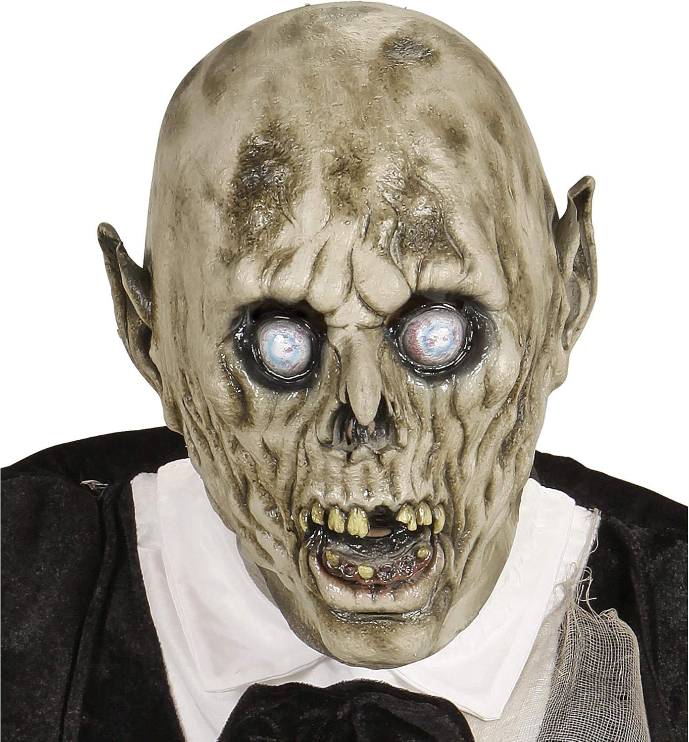 Widmann vd-wdm96574 Mask Full Head Zombie Groom, One Size, Green