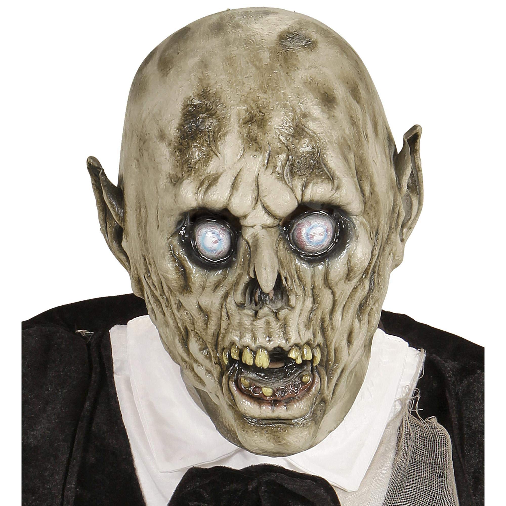 Widmann vd-wdm96574 Mask Full Head Zombie Groom, One Size