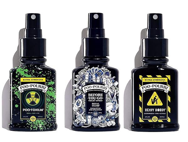 POO-POURRI BEFORE-YOU-GO TOILET SPRAY, EXTRA STRENGTH HEAVY DOODY, 2 FL OZ – CEDARWOOD, PINE AND CITRUS