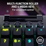 Razer BlackWidow V4 X Minecraft Edition Mechanical Keyboard Chroma RGB Green view 7